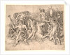 Battle of the Sea-Gods left side, ca. 1470-1480 by Andrea Mantegna