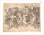 Battle of the Sea-Gods left side, ca. 1470-1480 by Andrea Mantegna