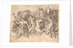 Battle of the Sea-Gods left side, ca. 1470-1480 by Andrea Mantegna