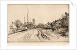 The Lock of the New Canal at Troyes (L'Ecluse du Nouveau Canal à Troyes), 1907 by Gustave Leheutre