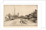 The Lock of the New Canal at Troyes (L'Ecluse du Nouveau Canal à Troyes), 1907 by Gustave Leheutre