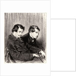Messieurs du Feuilleton, 19th century by Paul Gavarni