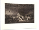 The Large Sheepfold (La Grande Bergerie), 1859 by Charles Émile Jacque