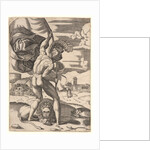 Standard Bearer, 16th century by Marcantonio Raimondi