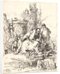 Seated Magician (Le Magician Assis et Observant des Cranes), 1737 by Giovanni Battista Tiepolo