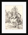 Seated Magician (Le Magician Assis et Observant des Cranes), 1737 by Giovanni Battista Tiepolo