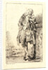 Standing Man, Leaning on His Elbow (L'Homme Debout), ca. 1710 by Jean-Antoine Watteau