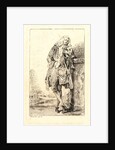 Standing Man, Leaning on His Elbow (L'Homme Debout), ca. 1710 by Jean-Antoine Watteau