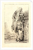 Standing Man, Leaning on His Elbow (L'Homme Debout), ca. 1710 by Jean-Antoine Watteau