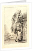 Standing Man, Leaning on His Elbow (L'Homme Debout), ca. 1710 by Jean-Antoine Watteau