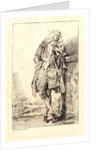 Standing Man, Leaning on His Elbow (L'Homme Debout), ca. 1710 by Jean-Antoine Watteau