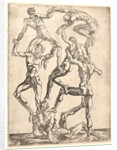 Acrobats, 16th century by Jean Viset