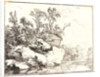 The Covered Rocks (Les Rochers Couverts), 1640 by Laurent de La Hyre