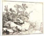 The Covered Rocks (Les Rochers Couverts), 1640 by Laurent de La Hyre