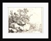 The Covered Rocks (Les Rochers Couverts), 1640 by Laurent de La Hyre