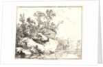 The Covered Rocks (Les Rochers Couverts), 1640 by Laurent de La Hyre