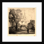 L'Église de Jouy-le-Moutier, 1910 by Auguste Louis Lepère