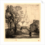 L'Église de Jouy-le-Moutier, 1910 by Auguste Louis Lepère