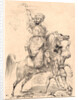 Chief of the Mamelucks on Horseback Calling for Help (Chef de Mamelucks a Cheval appelant du secours), 1817 by Antoine-Jean Gros