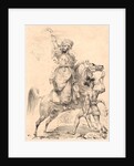 Chief of the Mamelucks on Horseback Calling for Help (Chef de Mamelucks a Cheval appelant du secours), 1817 by Antoine-Jean Gros