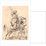 Chief of the Mamelucks on Horseback Calling for Help (Chef de Mamelucks a Cheval appelant du secours), 1817 by Antoine-Jean Gros