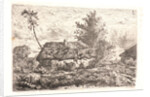 The Thatched Cottage (La Chaumière) by Henri-Joseph Harpignies