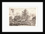 The Thatched Cottage (La Chaumière) by Henri-Joseph Harpignies