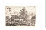 The Thatched Cottage (La Chaumière) by Henri-Joseph Harpignies