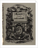 Faust: portfolio cover (front), 1828 by Eugène Delacroix