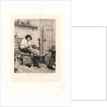 Paul-Adolphe Rajon (French, 1842 - 1888) after Steinheil fils (French). The Poor Student (L'Étudiant Pauvre), 19th century by Paul-Adolphe Rajon