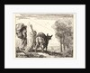 The Flight with the Holy Family at the Left, 1750-1753 by Giovanni Domenico Tiepolo