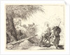 The Flight, Holy Family at the Right, Joseph Looking to the Left, 1750-1753 by Giovanni Domenico Tiepolo