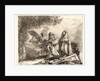 The Flight, Holy Family Walking with Angel, 1750-1753 by Giovanni Domenico Tiepolo