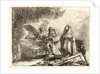 The Flight, Holy Family Walking with Angel, 1750-1753 by Giovanni Domenico Tiepolo