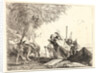 The Holy Family Disembarking, 1750-1753 by Giovanni Domenico Tiepolo