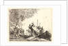 The Holy Family Disembarking, 1750-1753 by Giovanni Domenico Tiepolo
