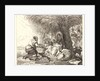 The Rest on the Flight with Joseph in Adoration, 1752 by Giovanni Domenico Tiepolo