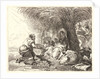 The Rest on the Flight with Joseph in Adoration, 1752 by Giovanni Domenico Tiepolo