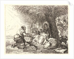 The Rest on the Flight with Joseph in Adoration, 1752 by Giovanni Domenico Tiepolo