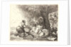 The Rest on the Flight with Joseph in Adoration, 1752 by Giovanni Domenico Tiepolo