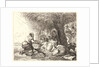 The Rest on the Flight with Joseph in Adoration, 1752 by Giovanni Domenico Tiepolo