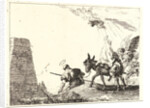 The Flight with Obelisk at the Left, 1750-1753 by Giovanni Domenico Tiepolo