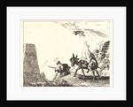 The Flight with Obelisk at the Left, 1750-1753 by Giovanni Domenico Tiepolo