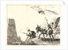 The Flight with Obelisk at the Left, 1750-1753 by Giovanni Domenico Tiepolo