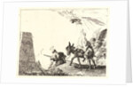 The Flight with Obelisk at the Left, 1750-1753 by Giovanni Domenico Tiepolo