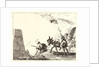 The Flight with Obelisk at the Left, 1750-1753 by Giovanni Domenico Tiepolo