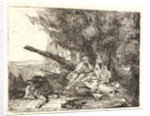 The Rest on the Flight, 1750- 1753 by Giovanni Domenico Tiepolo