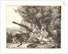The Rest on the Flight, 1750- 1753 by Giovanni Domenico Tiepolo