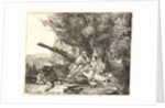 The Rest on the Flight, 1750- 1753 by Giovanni Domenico Tiepolo