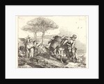 The Madonna and Child at Left, with a File of Angels, 1750-1753 by Giovanni Domenico Tiepolo